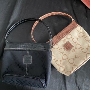 Matching two-piece vintage Liz Claiborne handbags